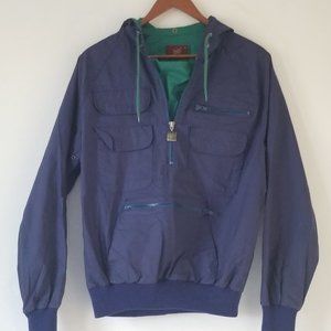 Jantzen Sport zip up with hook Blue/Green - Size M